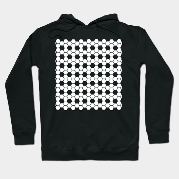 HIVE PATTERN, HEXAGON PATTERN Hoodie by SAMUEL FORMAS